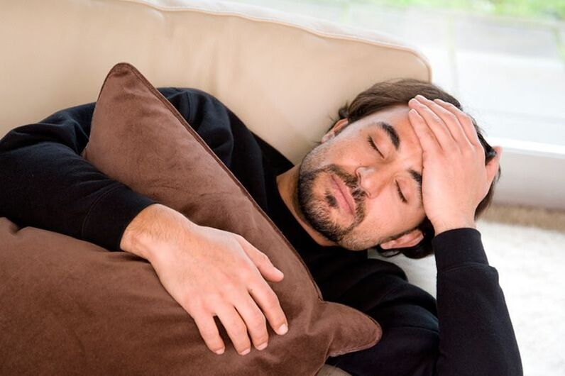 Malaise caused by prostatitis