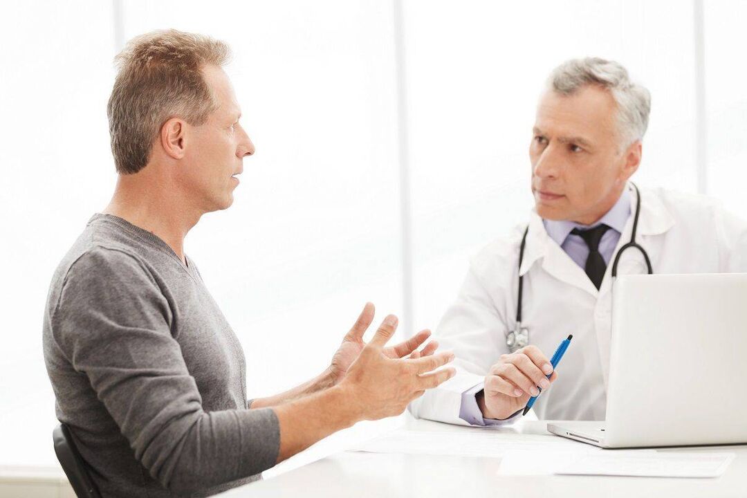 see a doctor for symptoms of prostatitis